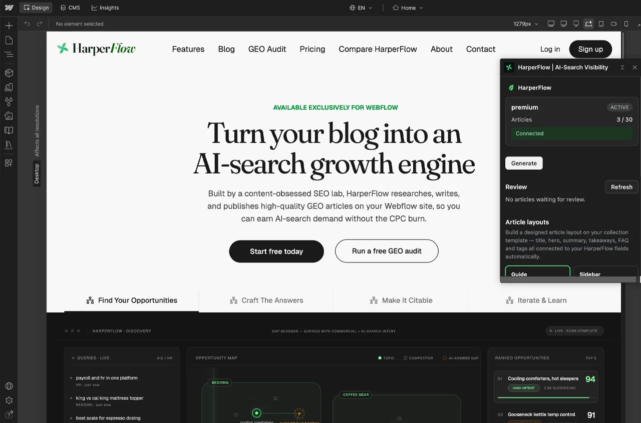 HarperFlow screenshot 1