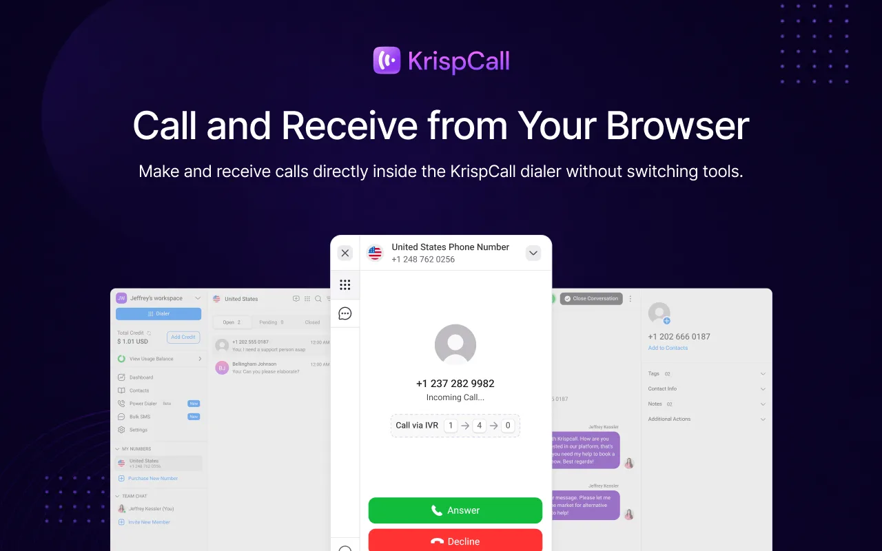 KrispCall screenshot 5