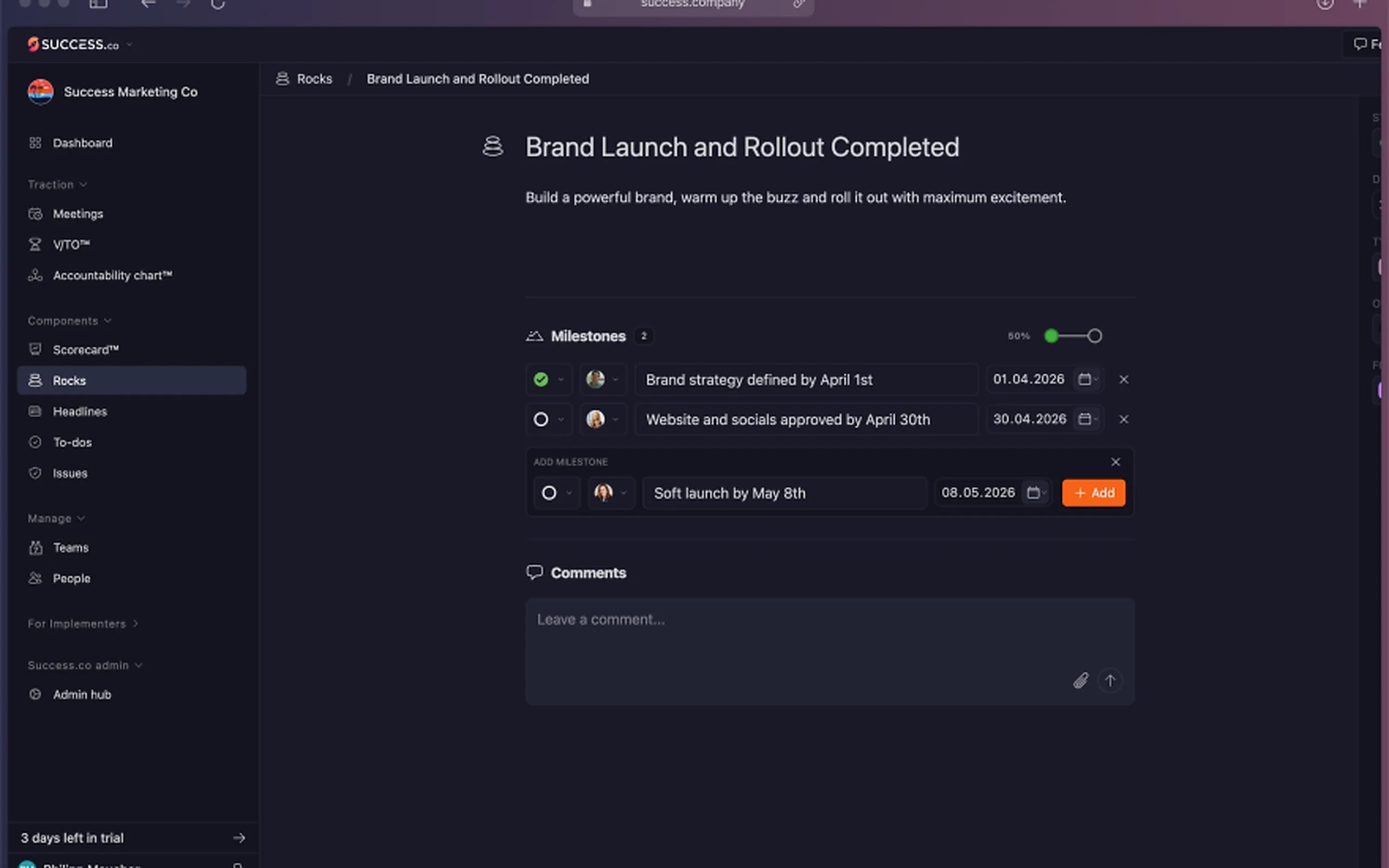 Success.co screenshot 3