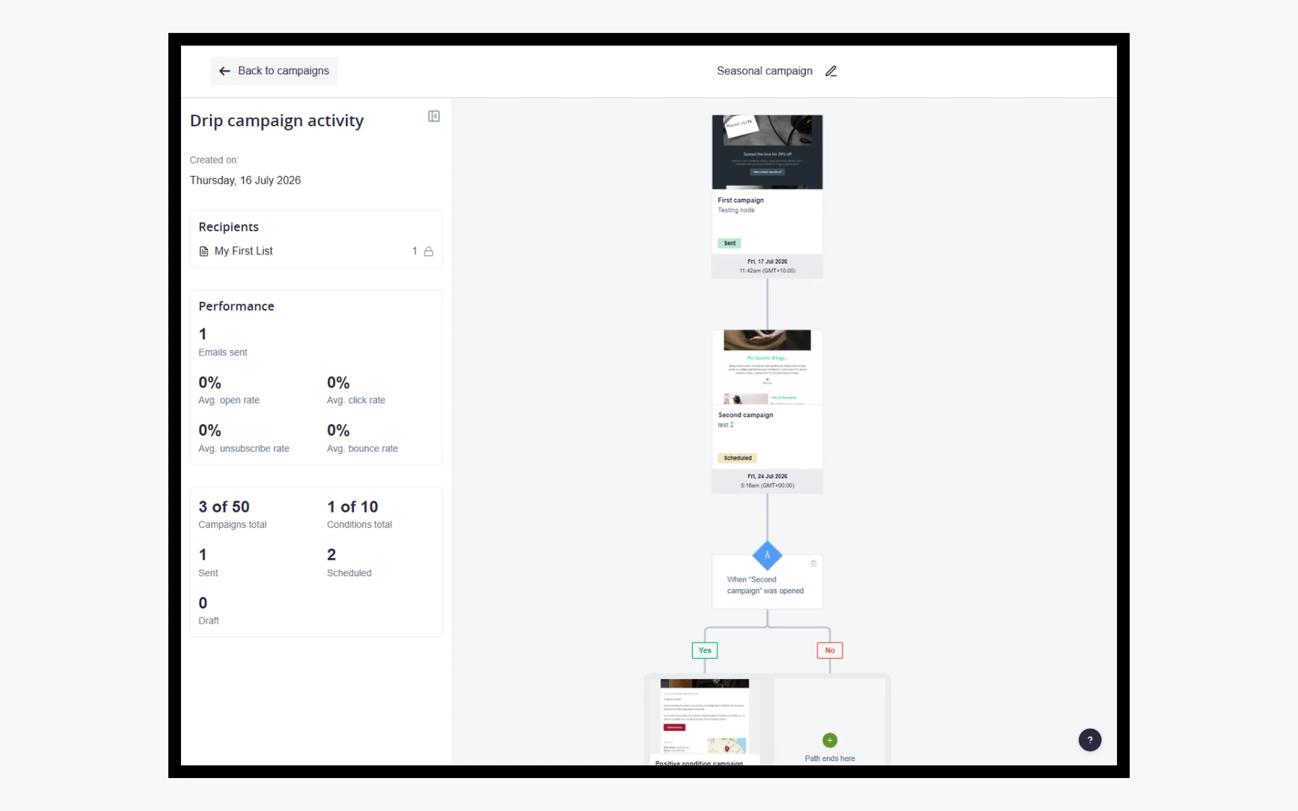 Campaign Monitor screenshot 3
