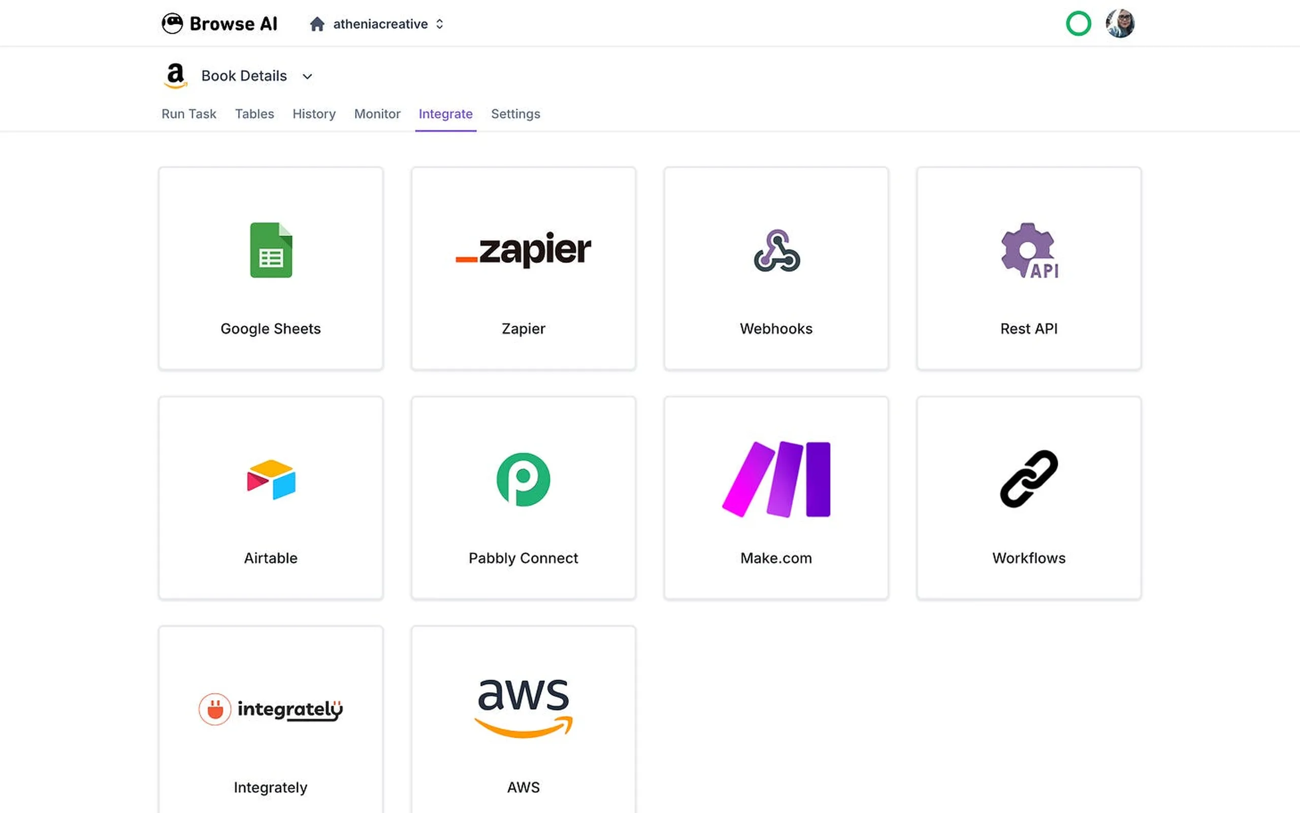 Browse AI screenshot 4