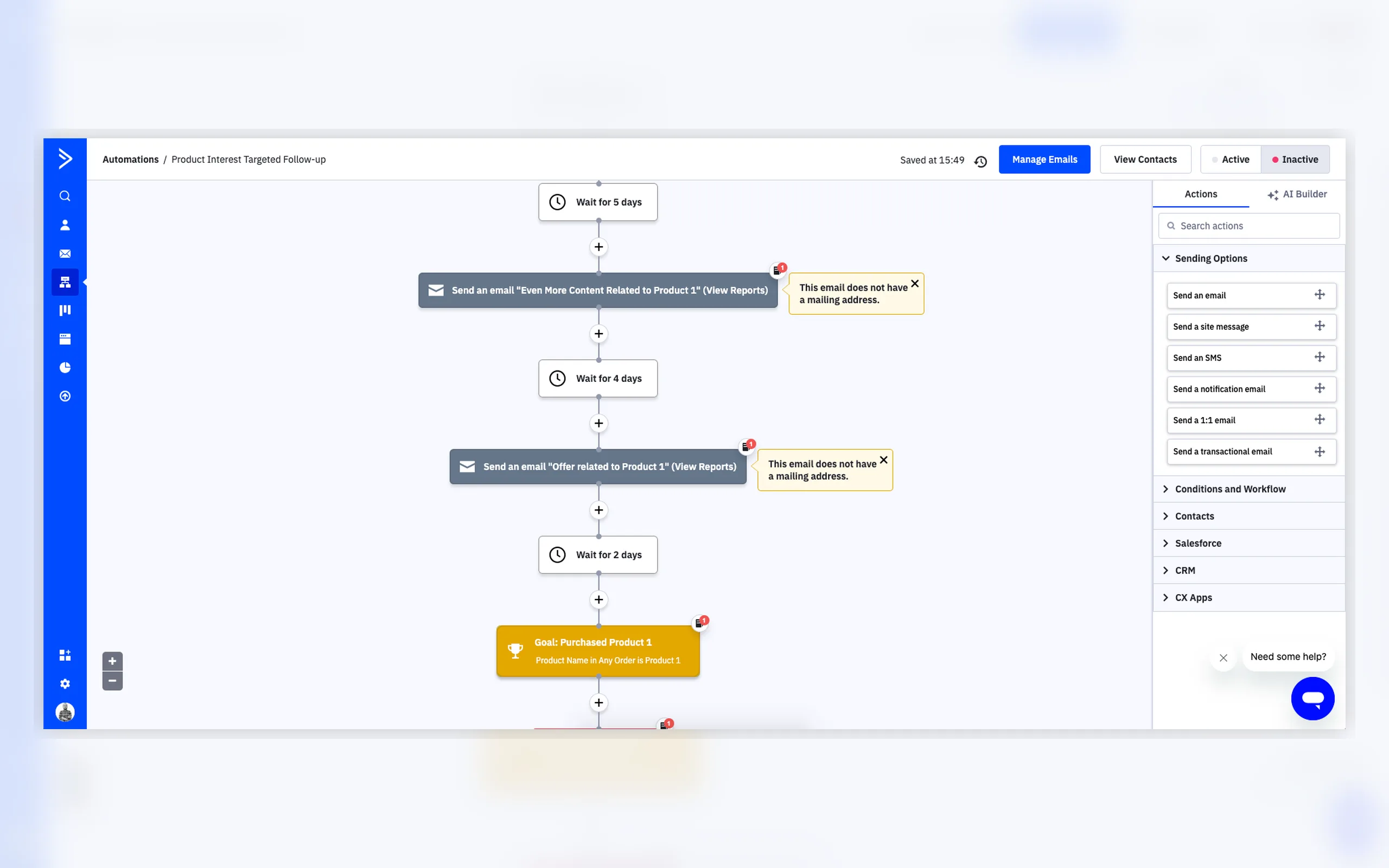 ActiveCampaign screenshot 4
