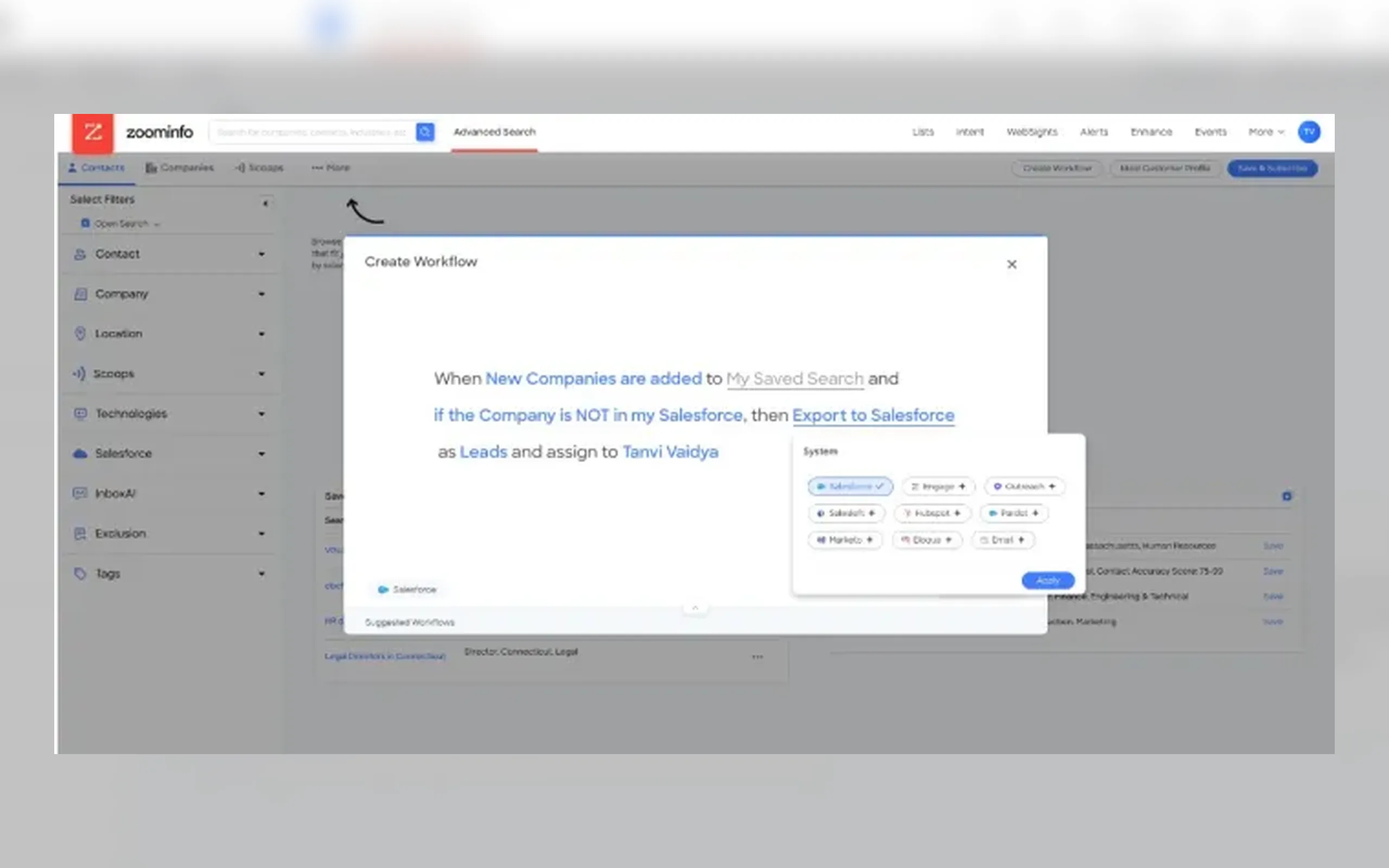 ZoomInfo screenshot 3
