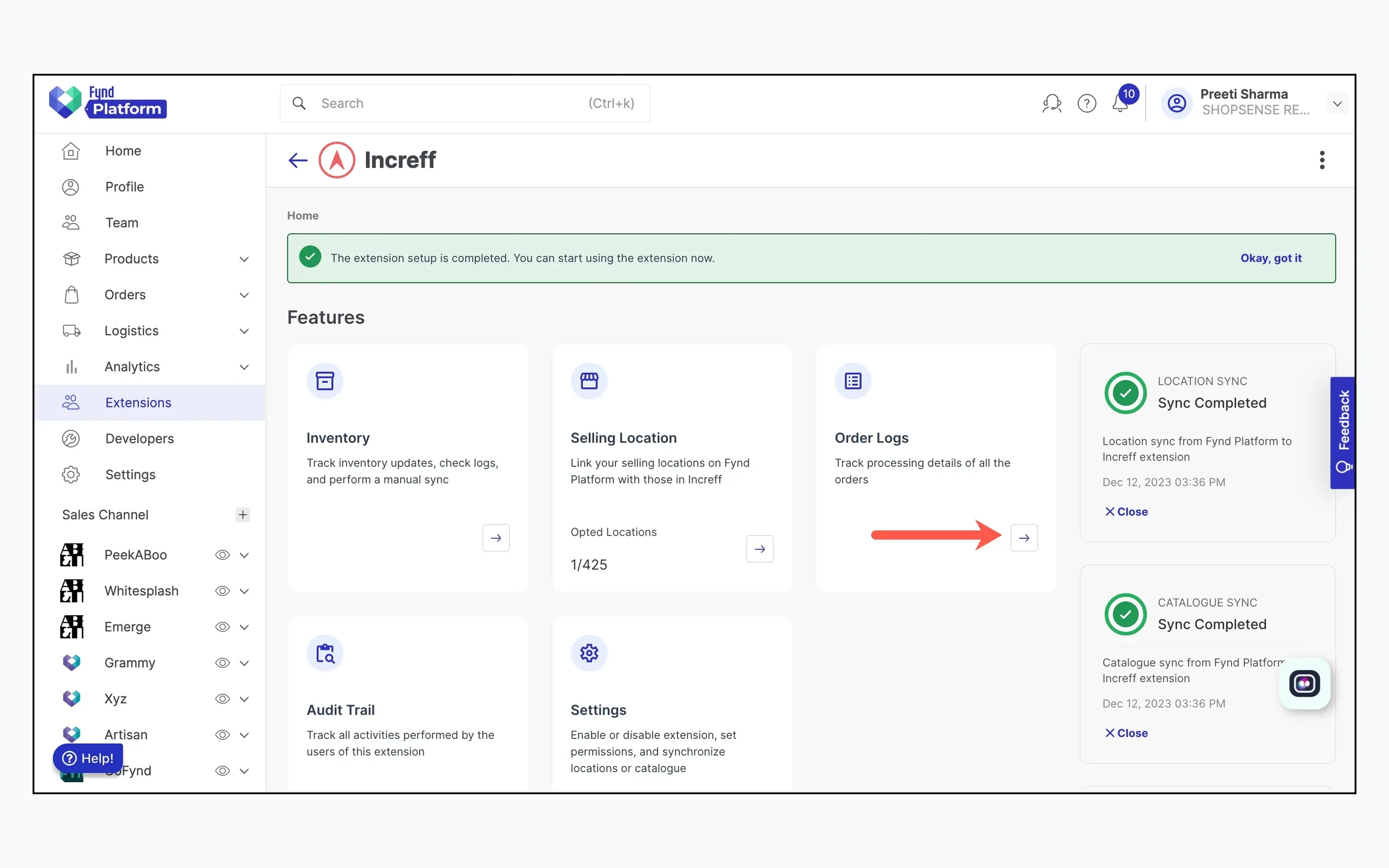 Increff screenshot 3