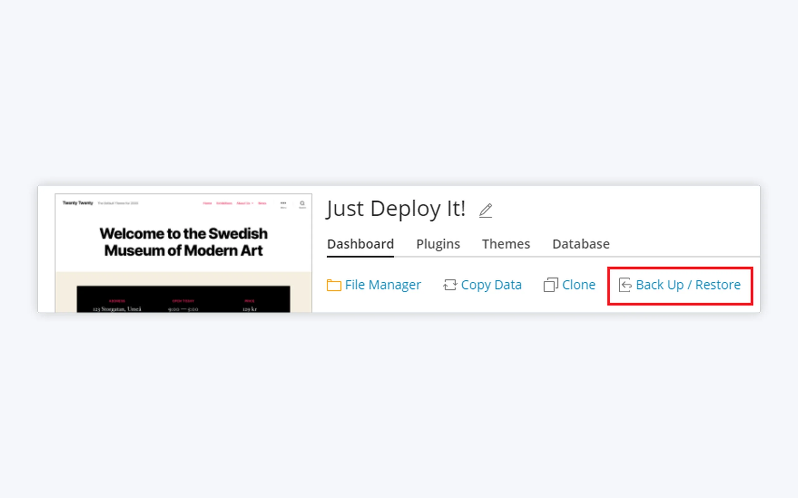 Plesk screenshot 4