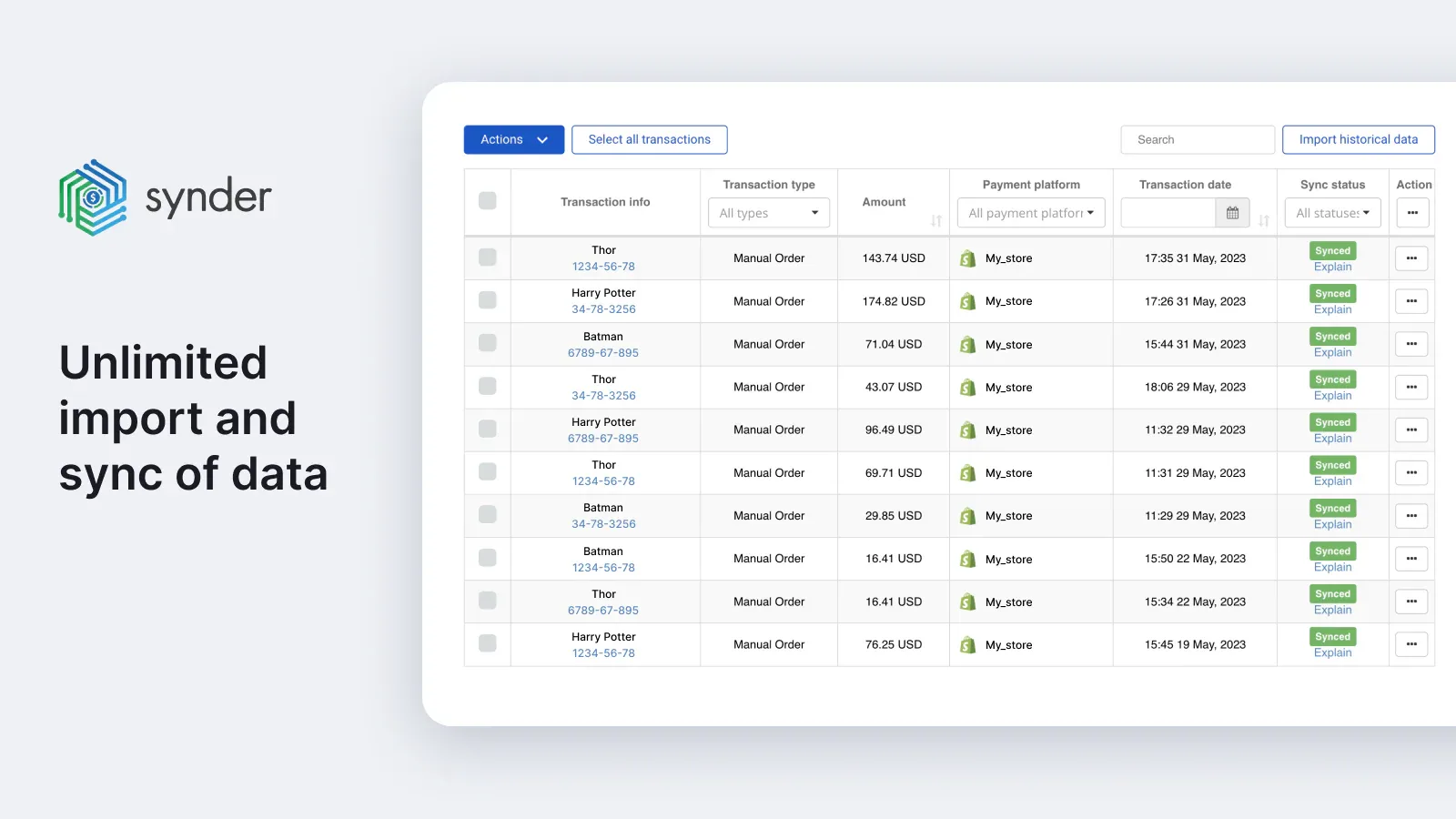 Synder screenshot 3