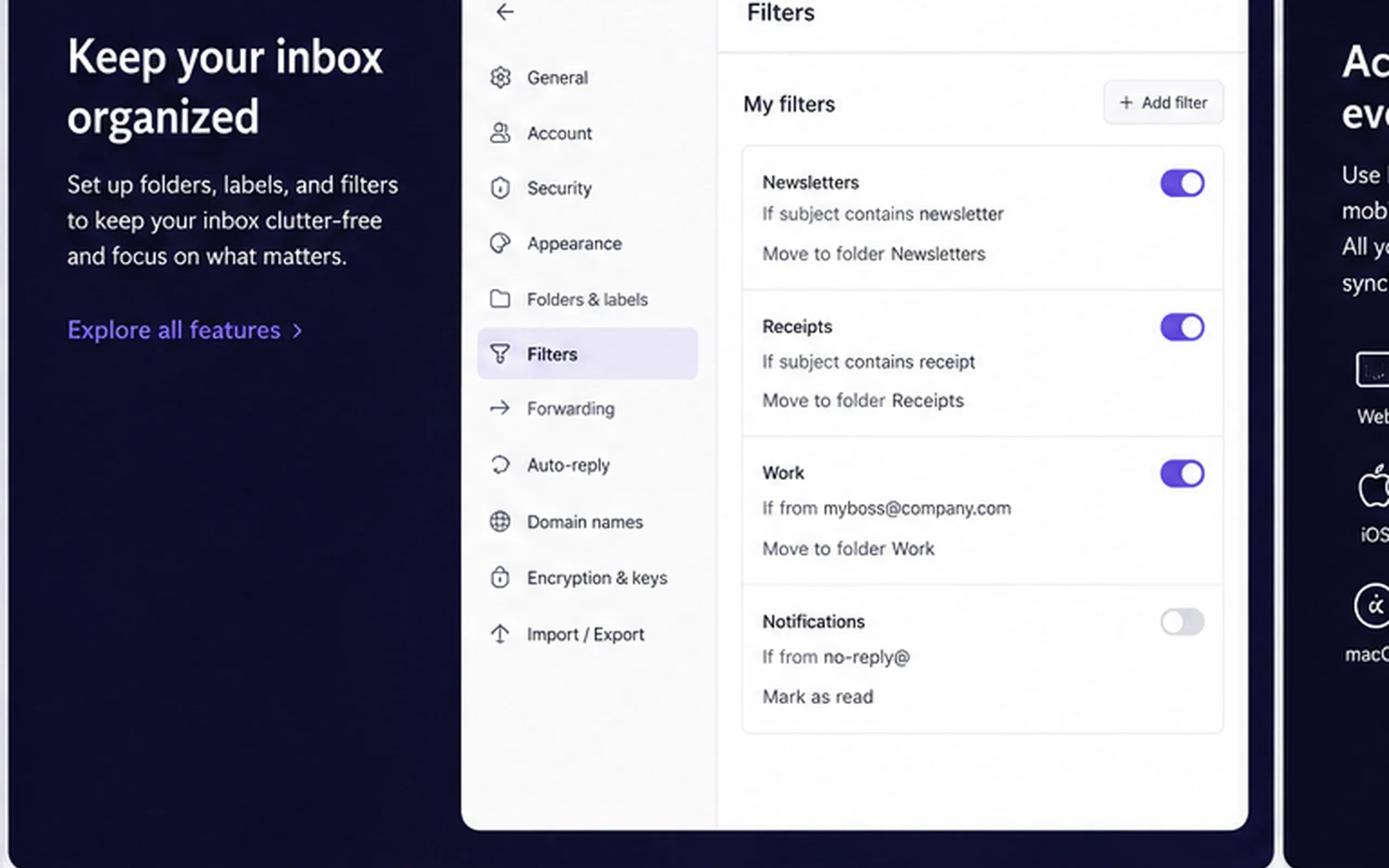 Proton Mail screenshot 3