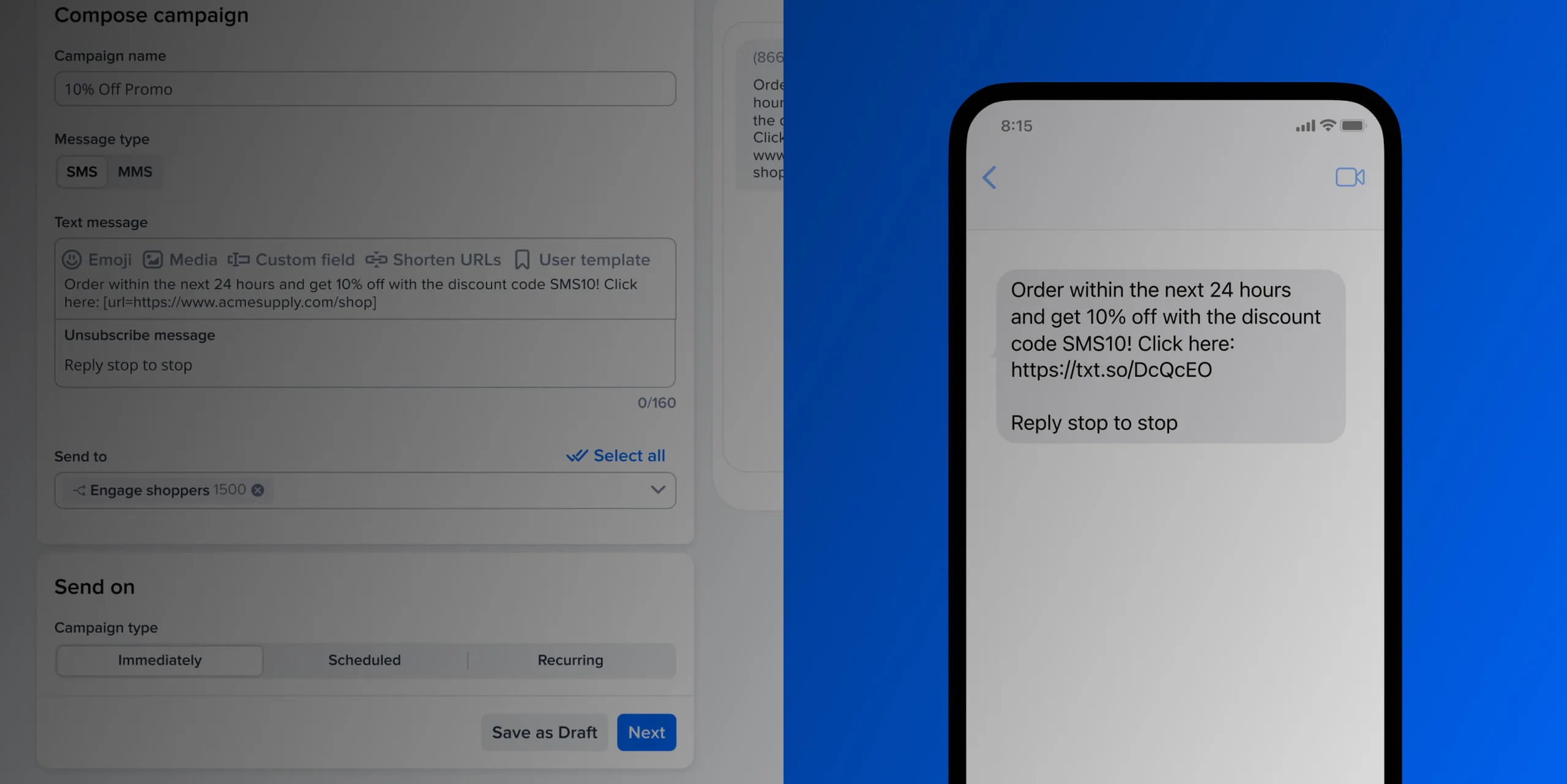 SimpleTexting screenshot 4