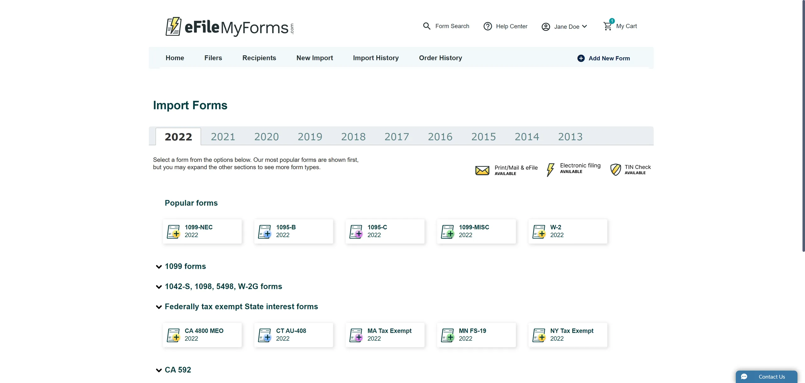 eFileMyForms screenshot 3