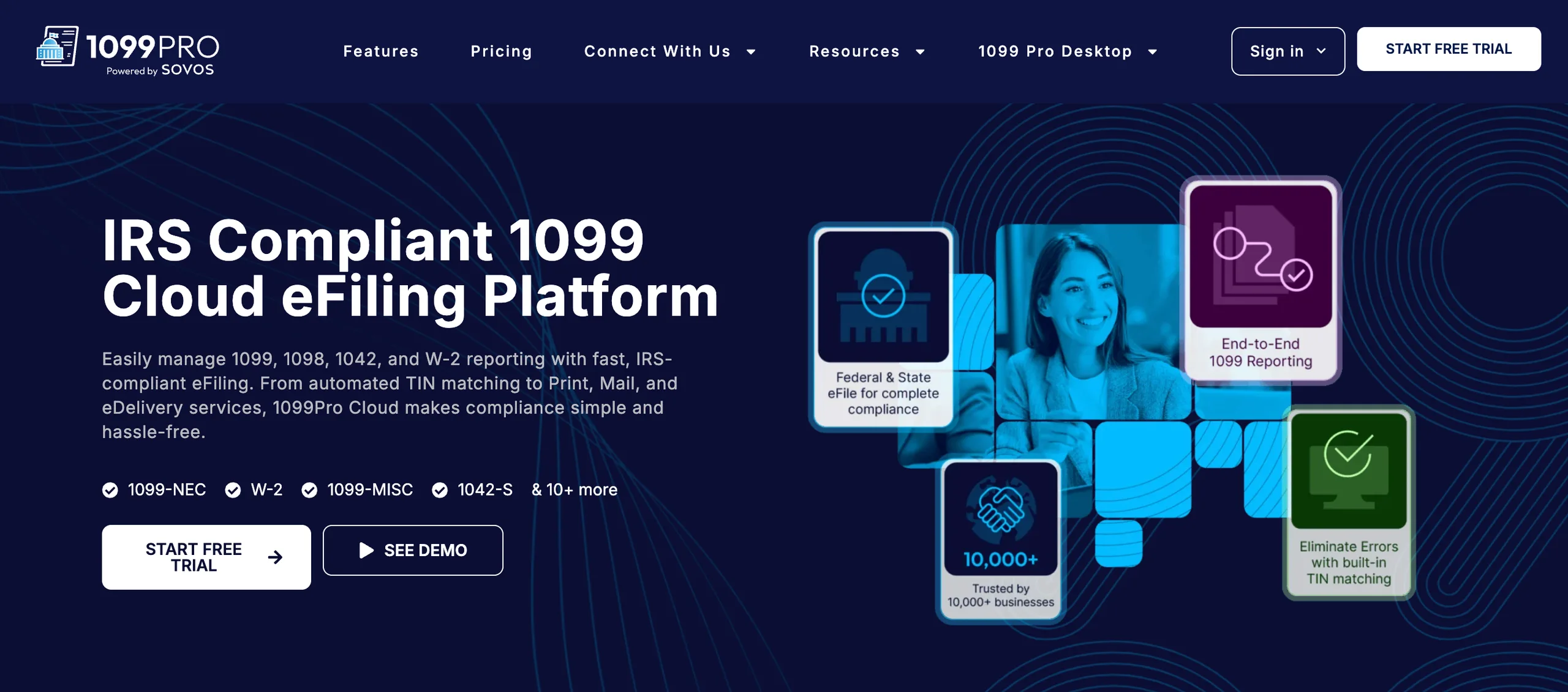 1099 Pro screenshot 1