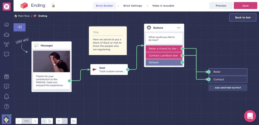 Landbot screenshot 4