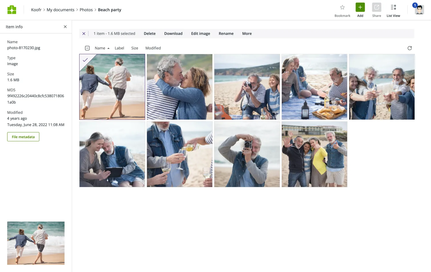 Koofr screenshot 3