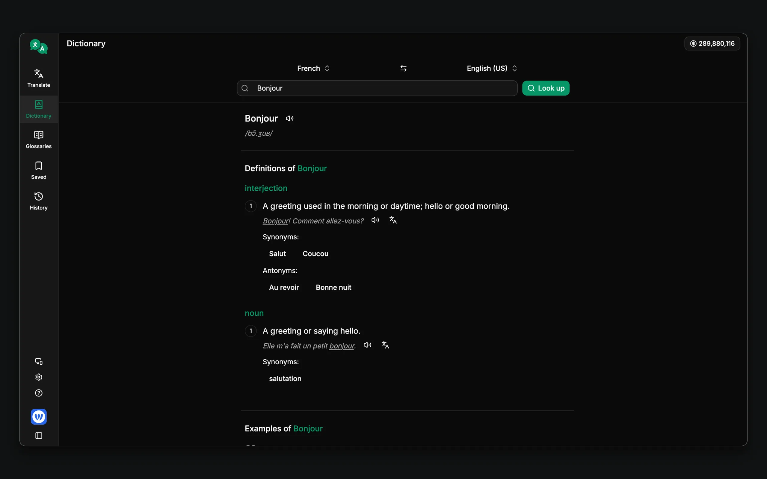 Lexibird Translate screenshot 3