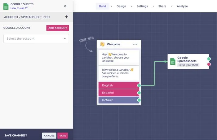 Landbot screenshot 3
